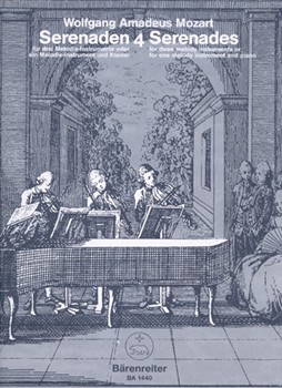 Serenades Volume 4 by Mozart Wolfgang Amadeus - Irmer and Marguerre - for Instrument Trio