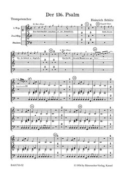 Danket dem Herren denn er ist freundlich fur 2 Favoritchore Capellchor und Instrumente SWV 45 -Psa by Schutz Heinrich for