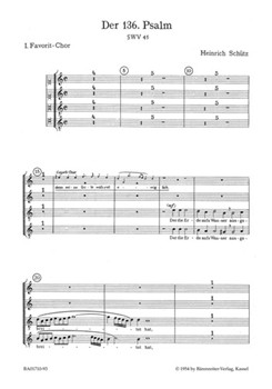 Danket dem Herren denn er ist freundlich fur 2 Favoritchore Capellchor und Instrumente SWV 45 -Psa by Schutz Heinrich for 2SSolo/ASo