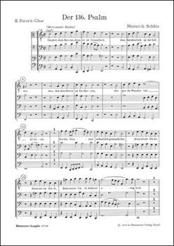 Danket dem Herren denn er ist freundlich fur 2 Favoritchore Capellchor und Instrumente SWV 45 -Psa by Schutz Heinrich for 2SSolo/ASo