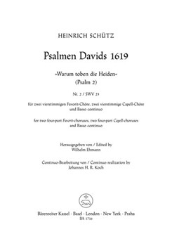 Psalms Of David #2 by Schutz Heinrich for Full Score