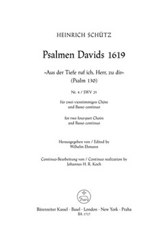 Psalms Of David #130 by Schutz Heinrich for SSAATTBB