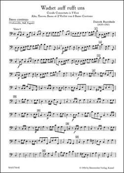 Wachet auf ruft uns die Stimme BuxWV 101 -Choralkantate- by Buxtehude Dietrich for