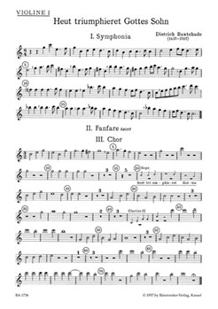 Heut triumphieret Gottes Sohn BuxWV 43 -Osterkantate- by Buxtehude Dietrich for