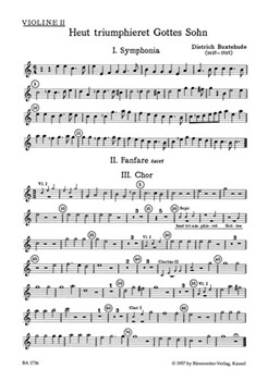 Heut triumphieret Gottes Sohn BuxWV 43 -Osterkantate- by Buxtehude Dietrich for