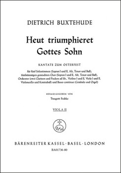 Heut triumphieret Gottes Sohn BuxWV 43 -Osterkantate- by Buxtehude Dietrich for