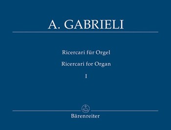 Ricercari I by Gabrieli Andrea for Organ