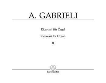 Ricercari II by Gabrieli Andrea for Organ