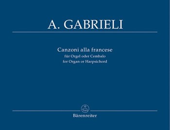 Canzoni alla Frances by Gabrieli Andrea for Organ