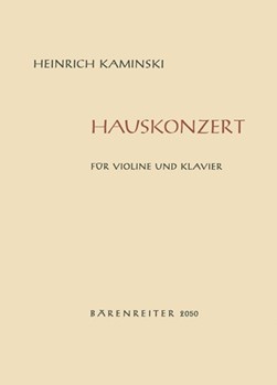 Hauskonzert (1941) by Chambinski Heinrich for V/Piano