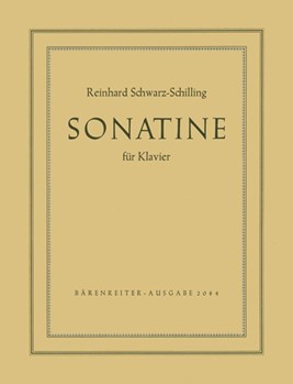 Sonatine fur Klavier (1947) by Schwarz-Schilling Reinhard for Piano