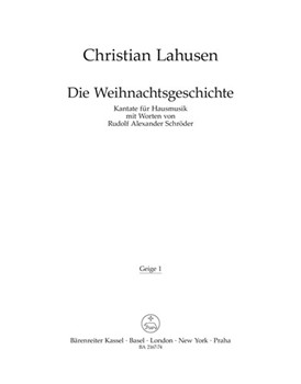 Die WeihnachtsGeschichte -Kantate- by Lahusen Christian for