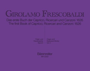 Organ & Keyboard Works Volume 2 by Frescobaldi Girolamo for Organ