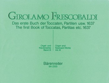 Organ & Keyboard Works Volume 3 by Frescobaldi Girolamo for Organ