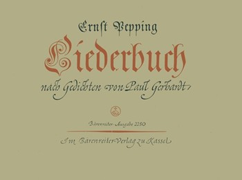 Liederbuch (1945/1946) by Pepping Ernst for miVoice/pi