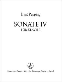 Sonate Nr. 4 (1945) by Pepping Ernst for Piano
