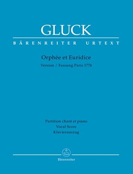 Orphee et Euridice -Tragedie-opera (Drame hero´que) in three acts- (Paris Version 1774) by Gluck Christoph Willibald - Sommer Jurgen - for 2SSolo/TSo