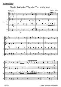 Macht hoch die Tur die Tor macht weit -Choralkantate- by Rein Walter for Mixed Choir