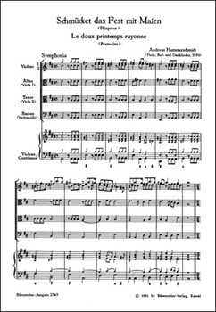Schmucket das Fest mit Maien - Le doux printemps rayonne -Pfingstkantate- (aus "Fest- BuS- und Dank by Hammerschmidt Andreas for Mixed Choir