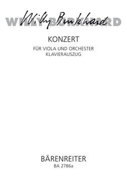 Concerto for Viola and Orchestra op. 93 (1953) by Burkhard Willy for Va-Solo/2F