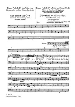 Now thank we all our God -Motet- by Pachelbel Johann for