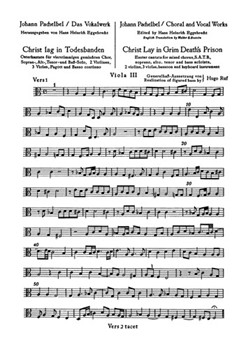 Christ lay in grim death's prison -Easter Cantata- by Pachelbel Johann for