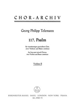 Laudate Jehovam "Auf! Lobet den Herren" (Psalm no. 117) by Telemann Georg Philipp for