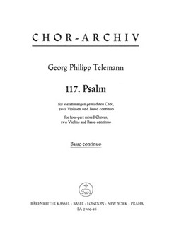 Laudate Jehovam "Auf! Lobet den Herren" (Psalm no. 117) by Telemann Georg Philipp for