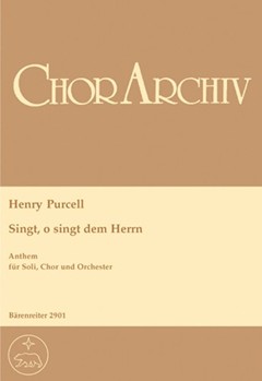 O sing unto the Lord -Anthem- by Purcell Henry for SSolo/ASol