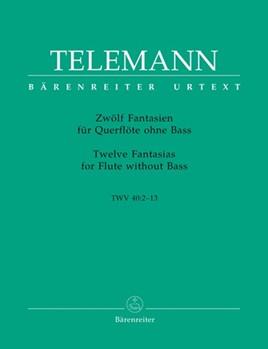12 Fantasias by Telemann Georg Philipp - Hausswald - for Flute Solo