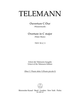 Ouverture C-Dur TWV 55:C3 "Wassermusik" by Telemann Georg Philipp for