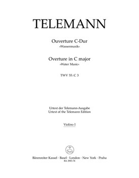 Ouverture C-Dur TWV 55:C3 "Wassermusik" by Telemann Georg Philipp for