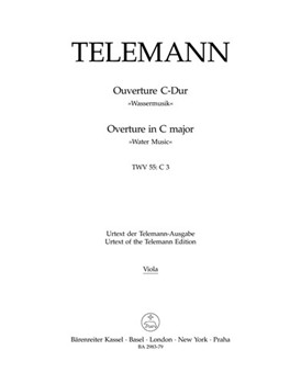 Ouverture C-Dur TWV 55:C3 "Wassermusik" by Telemann Georg Philipp for