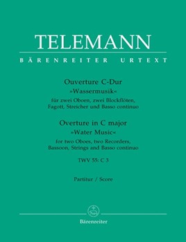 Ouverture C-Dur TWV 55:C3 "Wassermusik" by Telemann Georg Philipp for 2Recorder-