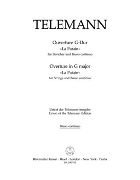 Ouverture G-Dur TWV 55:G1 "La Putain" by Telemann Georg Philipp for