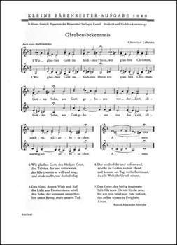 Glaubensbekenntnis: Wir glauben Gott im hochsten Thron - Gott der mein Gott ist -zwei geistliche Be by Lahusen Christian for Female cho