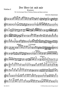 Der Herr ist mit mir BuxWV 15 -Cantata- by Buxtehude Dietrich for
