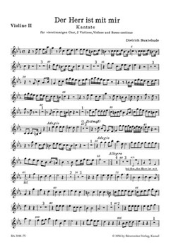 Der Herr ist mit mir BuxWV 15 -Cantata- by Buxtehude Dietrich for