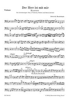 Der Herr ist mit mir BuxWV 15 -Cantata- by Buxtehude Dietrich for