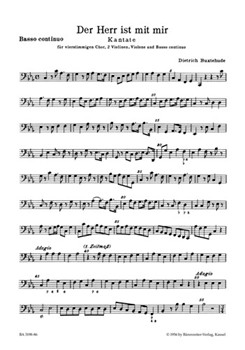 Der Herr ist mit mir BuxWV 15 -Cantata- by Buxtehude Dietrich for