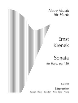 Sonata for Harp - Harfensonate op. 150 (1955) by Krenek Ernst for Harp