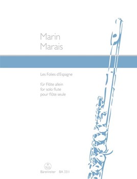 Les Folies d'Espagne for solo flute Flute