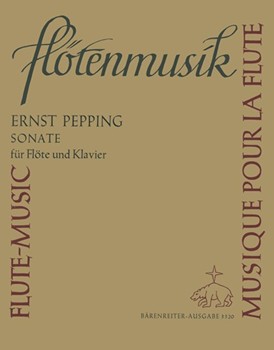 Sonate fur Flote und Klavier (1958) by Pepping Ernst for Fl/Piano