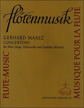 Concertino fur vier Instrumente (1954) by Maasz Gerhard for Fl/V/Vc/ha