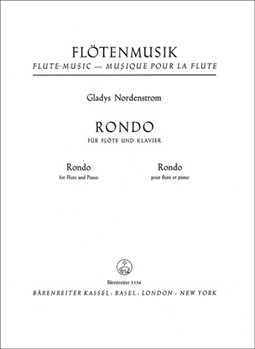 Rondo fur Flote und Klavier (1948) by Nordenstrom Gladys for Fl/Piano