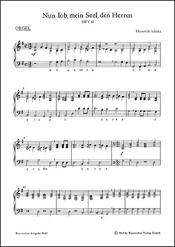 Nun lob mein Seel den Herren SWV 41 -Psalm 103- (aus "Psalmen Davids") by Schutz Heinrich for