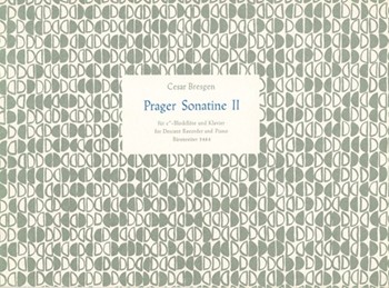 Prager Sonatine Nr. 2 C-Dur -Spielmusik nach bohmischen Motiven und Impressionen aus der Moldau-Stad by Bresgen Cesar for Recorder-S