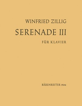 Serenade Nr. 3 (1931) by Zillig Winfried for Piano