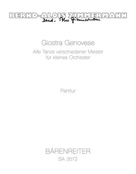 Giostra Genovese (1962) -Alte Tanze verschiedener Meister- by Zimmermann Bernd Alois for Orch