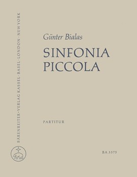 Sinfonia piccola (1960) by Bialas Gunter for Fl/Fl-Piccolo